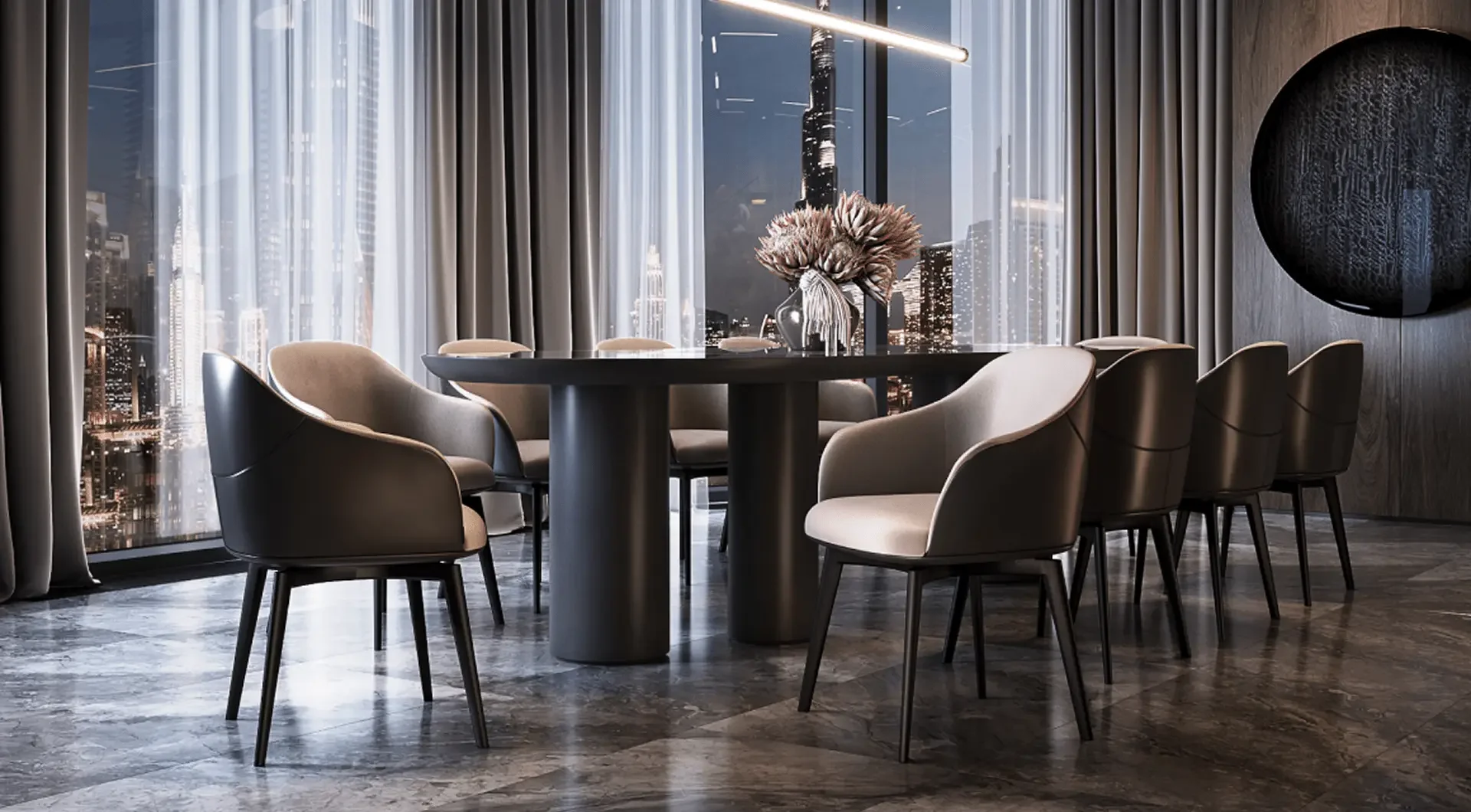 Дизайнерские зеркала и декор от FiftyFourms в интерьере