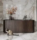 Дизайнерский комод из ценных пород шпона