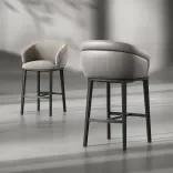 Chair Alveus Bar, Caramel Amber 1