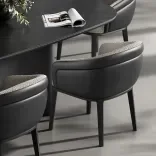 Chair Alveus Base, Silver Drop 5