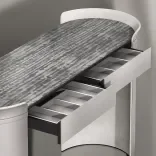 Dressing table Artistry Light, Silver Drop 3