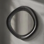Wall mirror Lumen Aura, Onyx Black 3