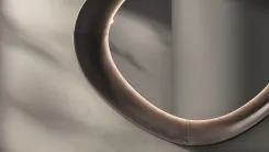 Wall mirror Lumen Aura, Silver Drop 2