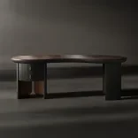 Office desk Petal, EBONY LIGHT 1