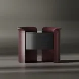 BEDSIDE TABLE Lily (720), Royal Amaranth 1