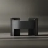 BEDSIDE TABLE Lily (920), Onyx Black 1