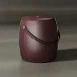 Pouf Jellybean Saddle, Royal Amaranth 1