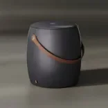 Pouf Jellybean Saddle, Amethyst Depth Light 1