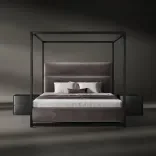 Bed Cubo, WALNUT SILK 2