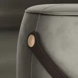 Pouf Jellybean Saddle, MISTY GREY 2