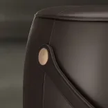 Pouf Jellybean Saddle, CHESTNUT CARAMEL 2