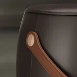 Pouf Jellybean Saddle, Chestnut Caramel Light 2