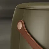 Pouf Jellybean Saddle, Florentine Green Light 2