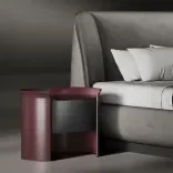BEDSIDE TABLE Lily (720), Royal Amaranth 3