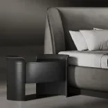 BEDSIDE TABLE Lily (920), Onyx Black 3