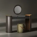 Pouf Jellybean Saddle, Vintage Sandal Light 3