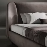 Bed Vuelo, Charcoal Velvet 3