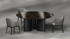 Table Shamrock, Onyx Black