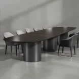 Modular table Mergentia, Ebony Wood 1