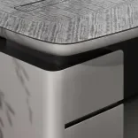 Office desk Certus, Silver Drop 7