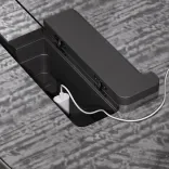 Office desk Certus, Silver Drop 6