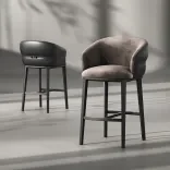 Chair Finesse Bar, Charcoal Velvet 1
