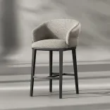 Chair Fiore Bar, Silver Drop 2