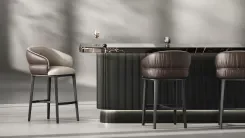 Chair Fiore Bar, Silver Drop 2