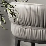 Chair Fiore Base, Beige Silk 3