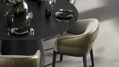 Chair Fiore Base, Florentine Green 2