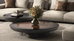 Coffee table Infinito M, Grey Amber 2