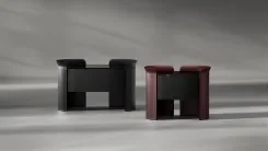 BEDSIDE TABLE Lily (720), Royal Amaranth