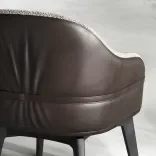 Chair Plisse Rotate, Chestnut Caramel 4