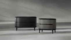 Bedside table Notte (700), Onyx Black 1