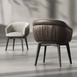 Chair Pelago Rotate, Chestnut Caramel 1