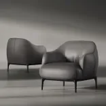 Armchair Zephyrus, Grey Amber 1