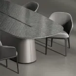 Table Metaform Uno, Caramel Amber 1