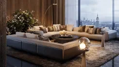 Модульный диван Eden (370х290), Caramel Amber