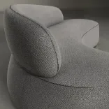 Sofa Virgola, Sea pebble  4
