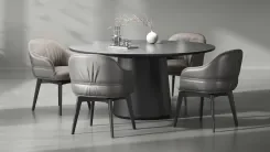 Chair Plisse Rotate, Cream Pearl 3